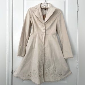 Disney Original Beauty and the Beast, cream fit and flare style, size SM